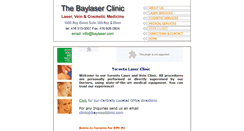 Desktop Screenshot of baylaser.com