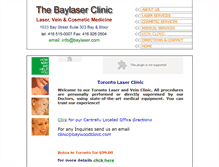 Tablet Screenshot of baylaser.com